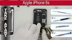 How to disassemble 📱 🍎 Apple IPhone 6S A1633, A1688, A1700 Take apart, Tutorial