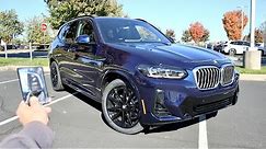 2022 BMW X3 sDrive30i: Start Up, Test Drive, Walkaround, POV and Review