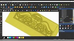 autodesk artcam 2018 tutorial | cnc design 3d | cnc cutting | cnc router 3d model@WoodArtSkillCNC