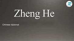 How to pronounce Zheng He