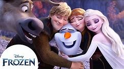 Elsa & Anna Reunite with Olaf | Frozen