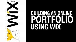 Building an Online Photography Portfolio (WIX)