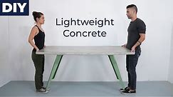 How to Make a Lightweight Concrete Table