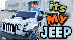 Jeep 4X4 adventure kids toy electric car for kids to drive