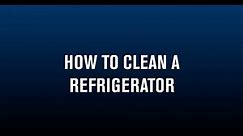 How to Clean a Maytag® Refrigerator