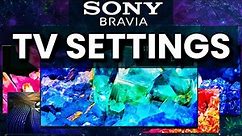 Sony TV Picture Settings | Sony A95K A80K A80L & Other TVs