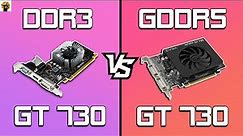 Difference between GDDR5 and DDR3 | GT 730 DDR3 vs GDDR5