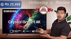 Best 4K Smart Tv in 2023 - Unboxing & Review | Samsung Crystal 4K iSmart