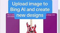 Bing AI now support image upload. Ise tjis to create new inahes and designs 🎨 #Bing #AI #Barbie #BarbieGirl #Microsoft #learnontiktok #techtips