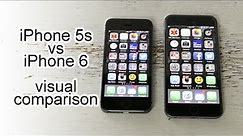 iPhone 5s vs iPhone 6 Size and Physical Comparison