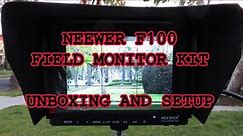 Neewer F100 7 Inch Field Monitor Unboxing and Setup