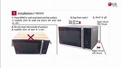 LG Microwave Oven: Quick Reference Guide