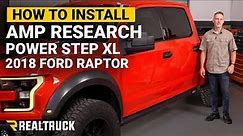 How to Install Amp Research Power Step XL on 2018 Ford F-150 Raptor