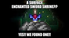 Terraria 1.4.4.9 Surface Enchanted Sword Shrine Seed! Plus Three Wands Of Sparking!!