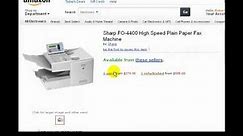 Sharp FO-4400 High Speed Plain Paper Fax Machine