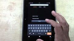 Kindle Fire HD: How to Change the Keyboard Language​​​ | H2TechVideos​​​