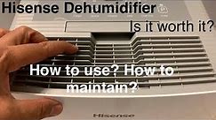 Is the Hisense Dehumidifier HT5021KP worth it? - Unboxing & Review & Setup