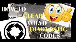 HOW TO RESET VOLVO DIAGNOSTIC TROUBLE CODES/ CHECK ENGINE LIGHT....EASY