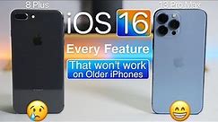 iOS 16 - Features That Won't Work On Older iPhones