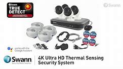Swann 4K DVR Security System Overview DVR-5580 with 4K Security Cameras PRO-4KMSB
