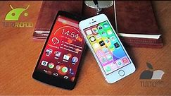 Nexus 5 vs iPhone 5S il confronto di TuttoAndroid.net