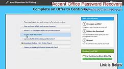Accent Office Password Recovery (64-bit) Cracked [Free of Risk Download]