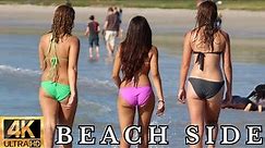 WONDERFUL BEACH SIDE BIKINI GIRLS 4K VIDEO WITH AMAZING FOOTAGES
