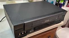 Toshiba W-528 4-Head Hi-Fi Stereo VCR VHS Player Recorder