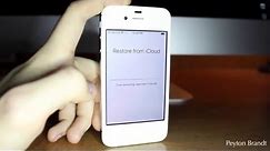 How to Backup and Restore an iPhone using iCloud