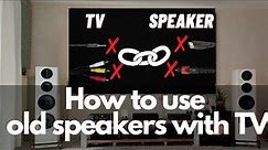 How to Connect your Old Speakers/ Stereo Systems with the New TVs| Digital to Analog Converter