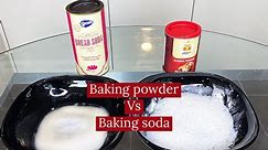 WHAT IS THE DIFFERENCE BETWEEN BAKING POWDER AND BAKING SODA