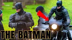 The Batman (2021) FOOTAGE Leaked Full Batsuit + BatBike