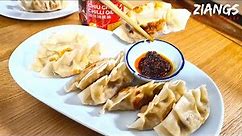 Ziangs: EASY GYOZA - Chicken ginger and Chinese mushroom Gyoza recipe [Chinese Jaiozi Dumplings]