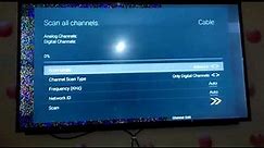 How to setup Haier LED TV into cable TV | Cable channels scanning
