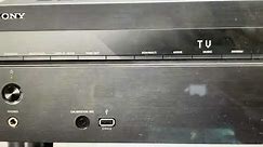 Hard Reset Sony STR-AN1000 Amp Receiver