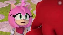 Knuckles and Amy moments in Sonic Boom