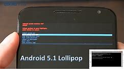 Manually Install Official Android 5.1 Lollipop On Nexus Devices