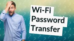 How do I share my Wi-Fi password from my iPhone to Windows?