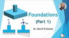 Foundations (Part 1) - Design of reinforced concrete footings.