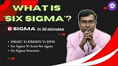 What is Six Sigma? DMAIC Vs DMADV | DMAIC Methodology | Six Sigma Tools