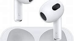 Apple AirPods (3rd Generation) Wireless Earbuds with MagSafe Charging Case. Spatial Audio, Sweat and Water Resistant, Up to 30 Hours of Battery Life. Bluetooth Headphones for iPhone