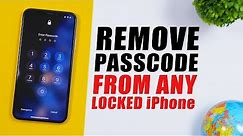 Remove Passcode From Any LOCKED iPhone On iOS 13 !