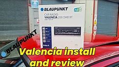 BLAUPUNKT VALENCIA BT200 DAB+ car stereo radio install and review