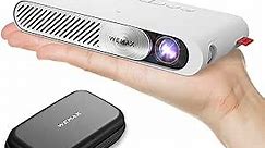 WEMAX Go Ultra Pocket Laser Projector, 300 ANSI Lumens Mini Portable DLP Projectors, Supports 1080p, Wireless Screen Casting for Android iOS, Travel Camping Movie Projection (Corded Electric)