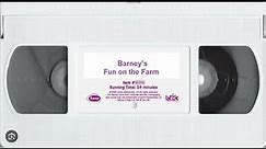 Barney's Fun On The Farm 2001 VHS