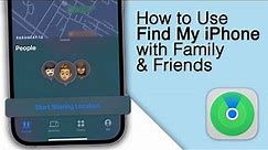 How to Use Find My iPhone with Family or Friends! [2024]