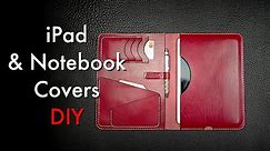 Leather iPad Cover DIY - Tutorial and Pattern Download