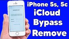 iphone 5s icloud lock removal | iphone 5s icloud bypass with sim working | iphone 5s icloud