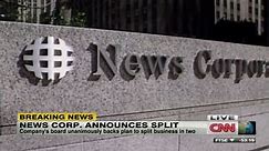 News Corp. to become two companies