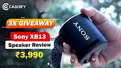 Sony SRS-XB13 Bluetooth Speaker Review After 2 Weeks Use: is it worth ₹3,990? | 3X Giveaway ⚡